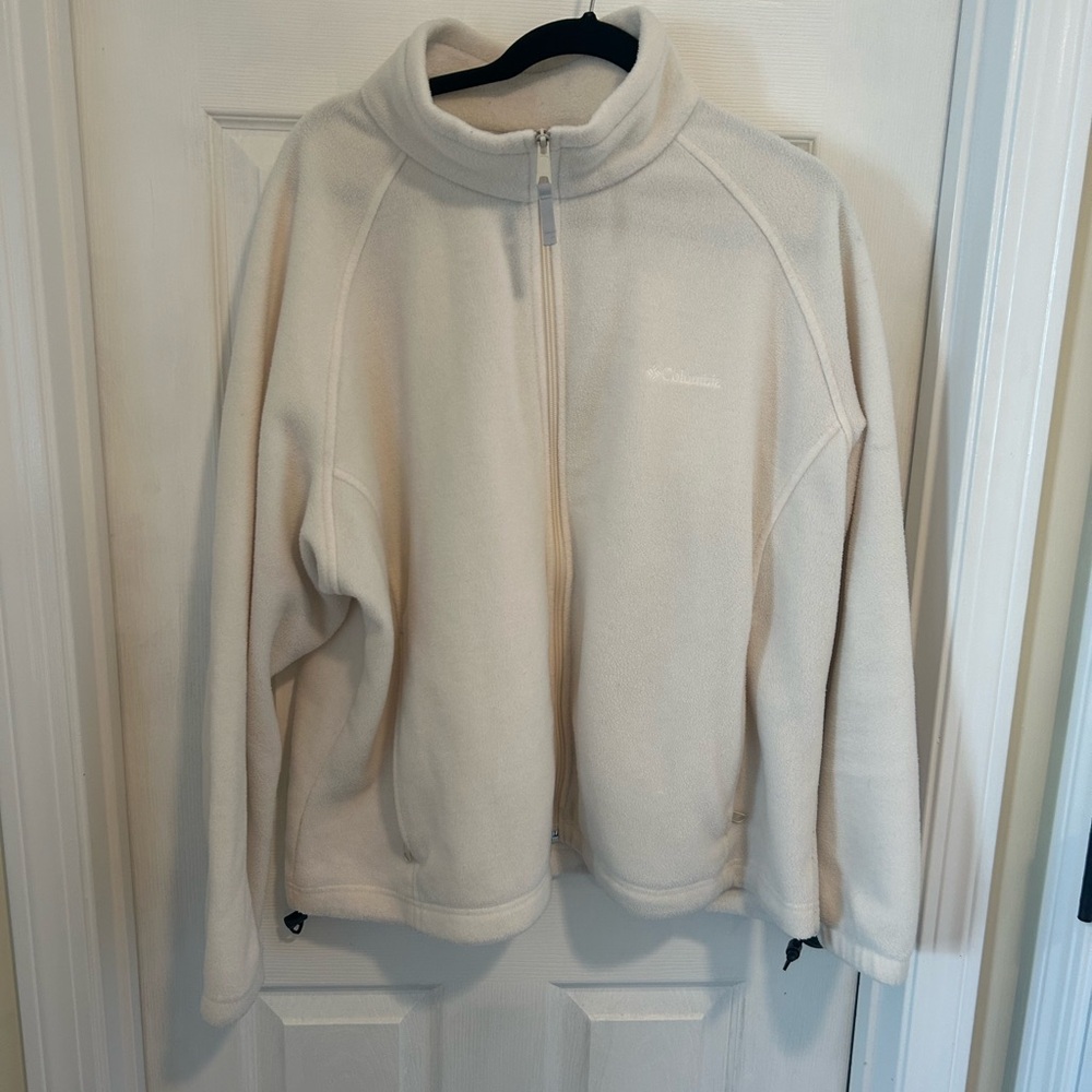 Columbia Off-White Fleece Jacket